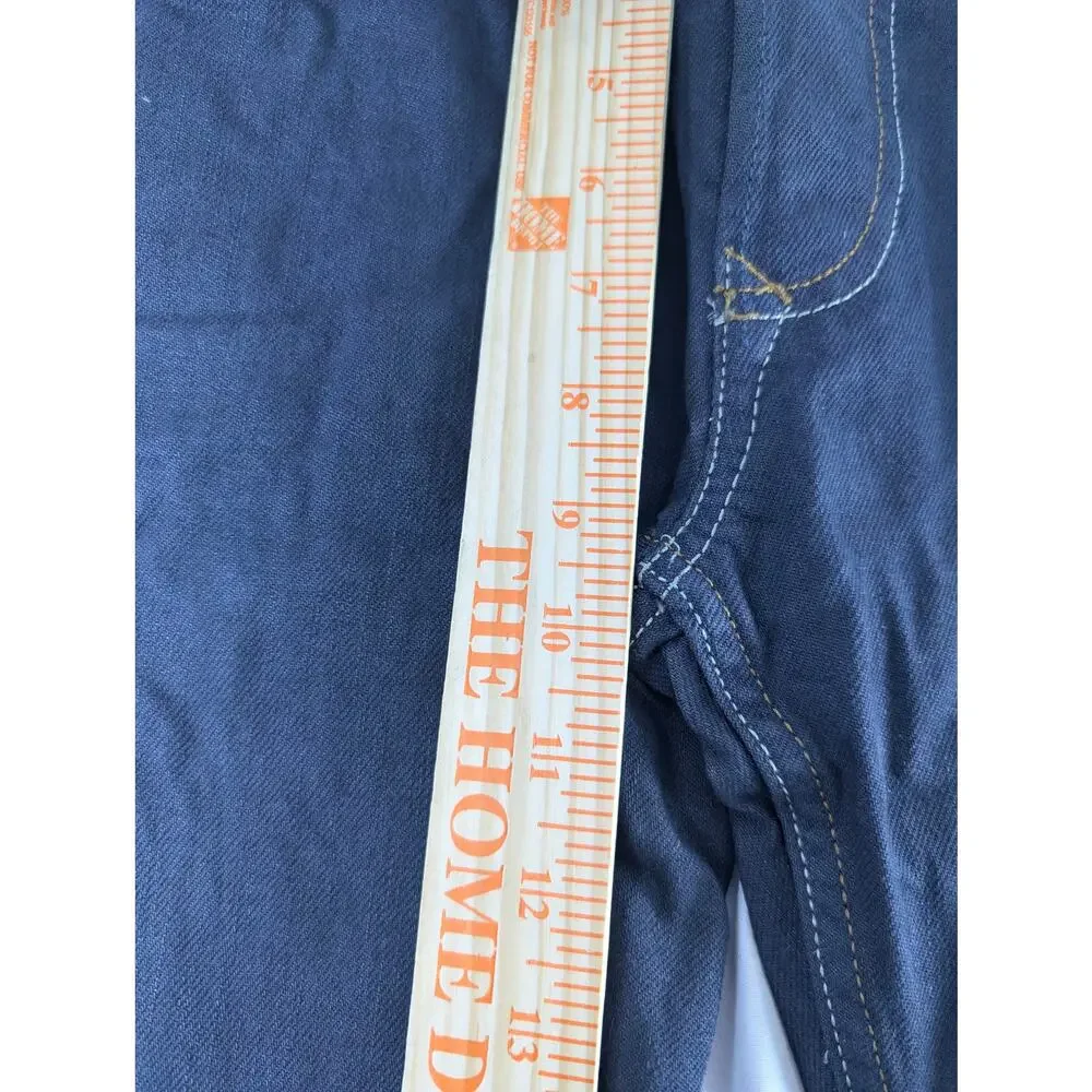 Diesel Industries‎ Mens 32x28 Navy Blue Dark Wash Straight Leg Denim Jeans